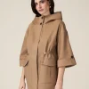 Baumwoll-Parka mit Kapuze