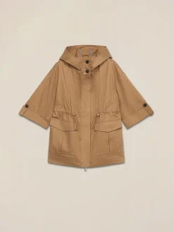 Baumwoll-Parka mit Kapuze