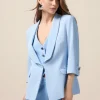 Blazer mit Dreiviertelärmeln