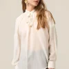 Bluse aus Seiden-Musselin-Mischgewebe