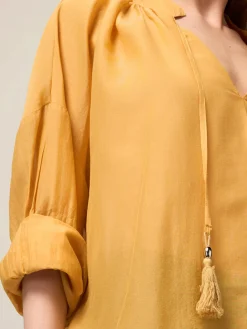 Bluse aus Seiden-Musselin-Mischgewebe