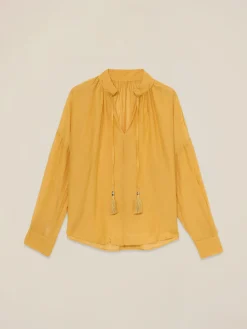 Bluse aus Seiden-Musselin-Mischgewebe