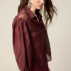 Bluse mit Spitzeneinsätzen