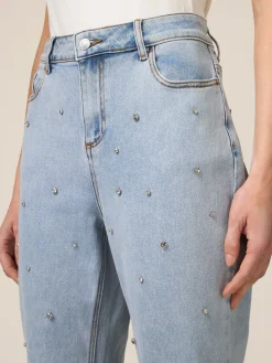 Boyfit-Jeans mit aufgesetzten Taschen