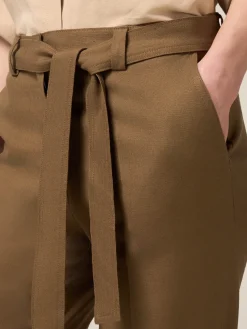 Chino-Hose aus Leinenmischung
