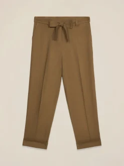 Chino-Hose aus Leinenmischung