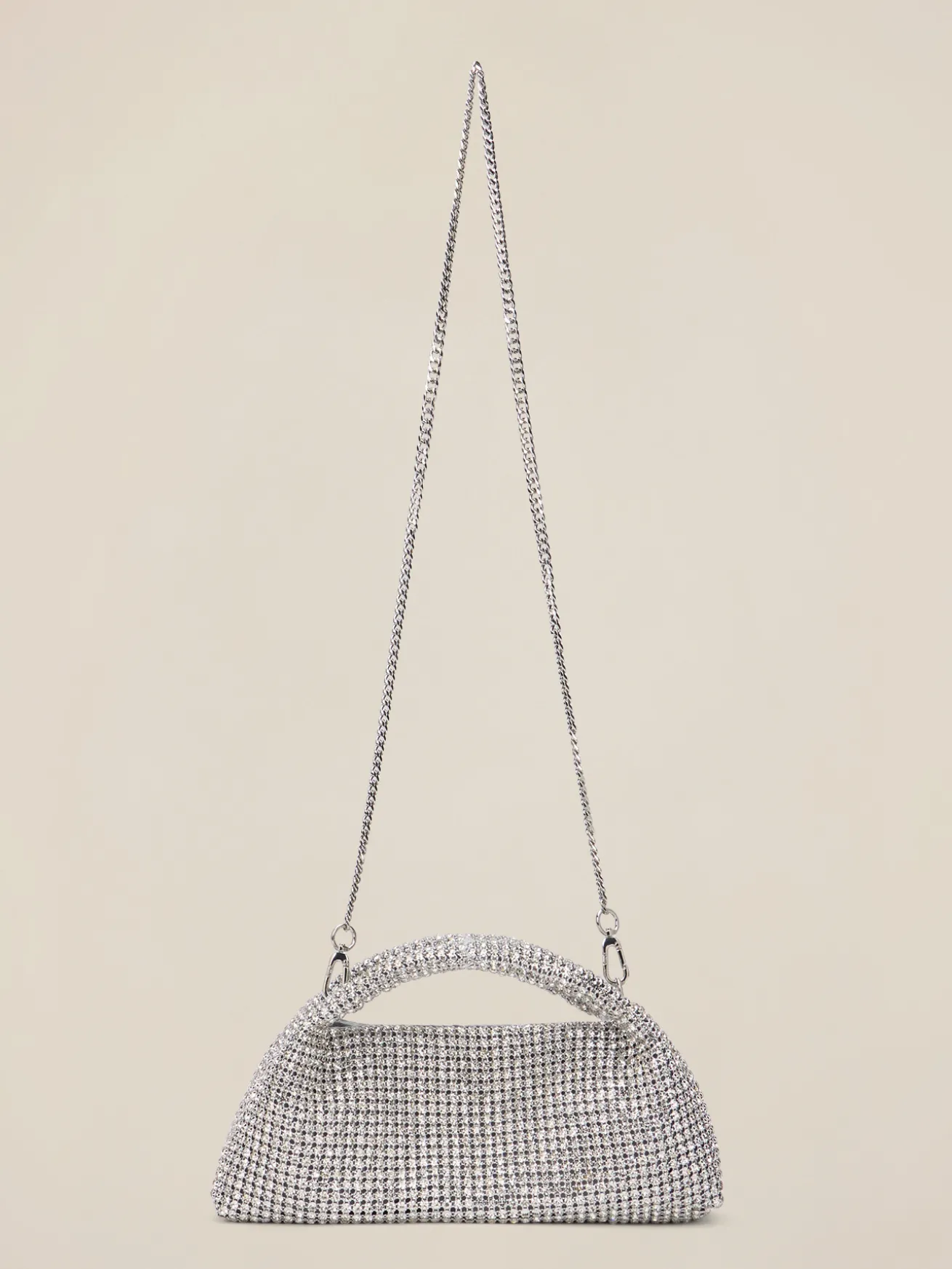 Clutch mit Kristallen