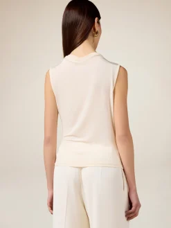Drapiertes Jersey-Top