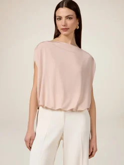 Drapiertes T-Shirt