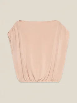 Drapiertes T-Shirt