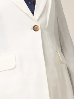 Einreihiger Leinenblazer