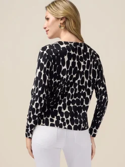 Fantasie-Pullover aus Viskosemischung