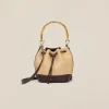 Geflochtene Bucket-Tasche