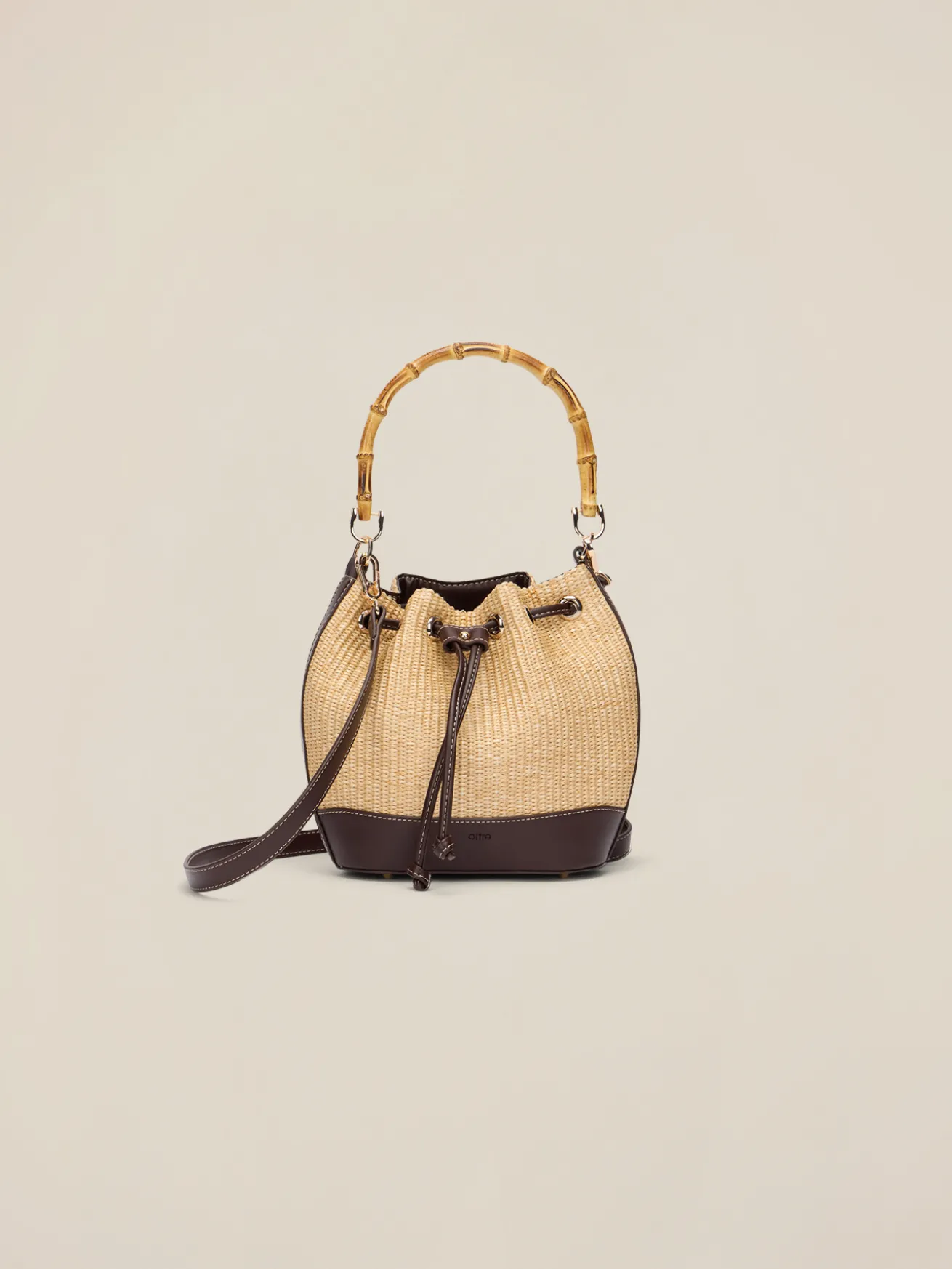Geflochtene Bucket-Tasche
