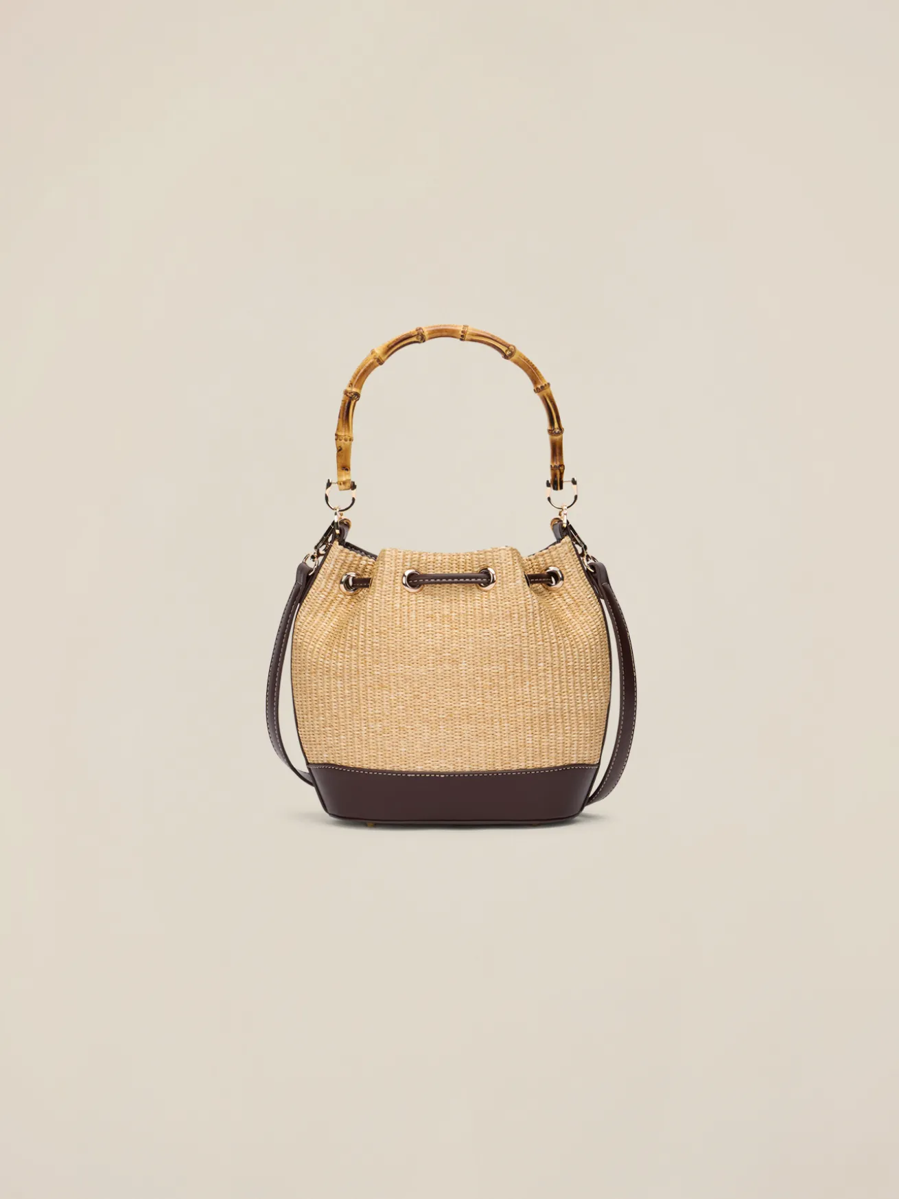 Geflochtene Bucket-Tasche