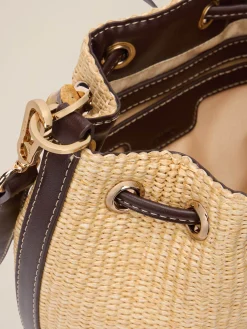 Geflochtene Bucket-Tasche
