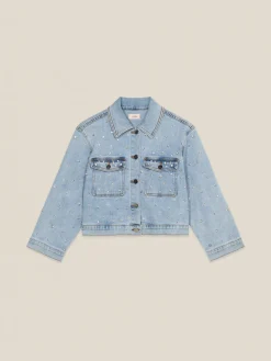 Jeansjacke mit Druckknöpfen
