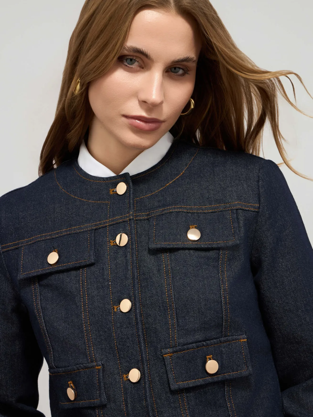 Kurze Jeansjacke