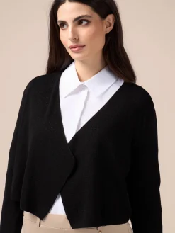 Kurzer Lurex-Cardigan