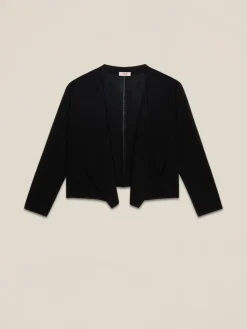 Kurzer Lurex-Cardigan