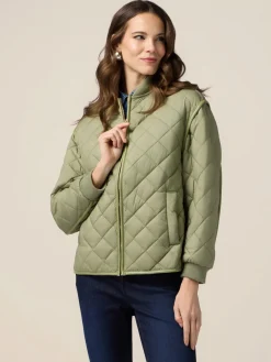 Leichte gesteppte Bomberjacke