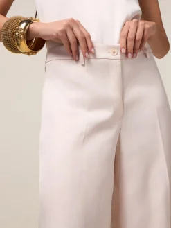 Palazzo-Hose aus Satin