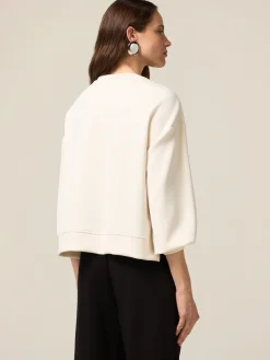 Soft-Touch-Sweatshirt mit Charms