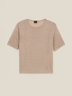 T-Shirt aus feinem Viskose-Mischgewebe